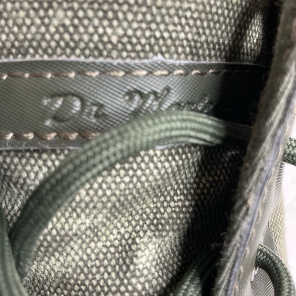 Dr Doc Martens Mens Sz 11 Bonny Green Canvas Lace Up Chukka Combat Boots EUC - Picture 5 of 10
